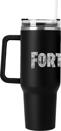 Potovalni lonček Fortnite s slamico Where we droppin´?