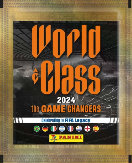 Panini World Class 2024 collectible football stickers - 1 pack (5 pcs)