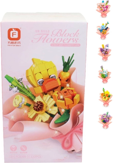 MaDe building set decorative bouquet with an animal 123–132 pieces - 1 piece