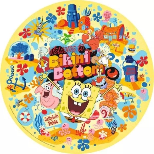 Ravensburger okrogla sestavljanka Spuži Kvadratnik 500 kosov