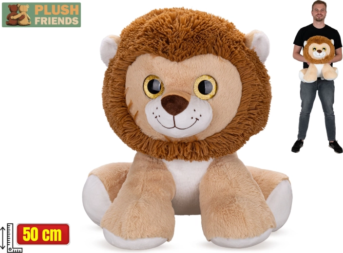 Plush Friends plišasti lev 50 cm, sedeči