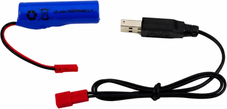Lastni Li‑Po akumulator z USB polnjenjem