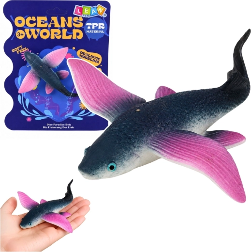 Oceans World gumijasta figurica leteče ribe 12,5 cm