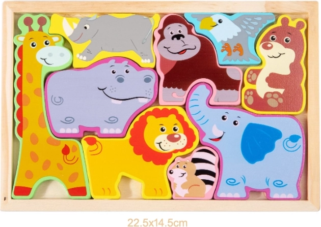 Lesene puzzle ZOO