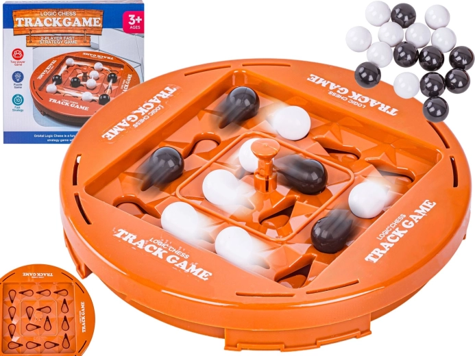 Logic strategy game Track game – 4 in a row - 1 piece