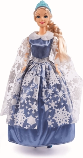 Winter dress with snowflake accents