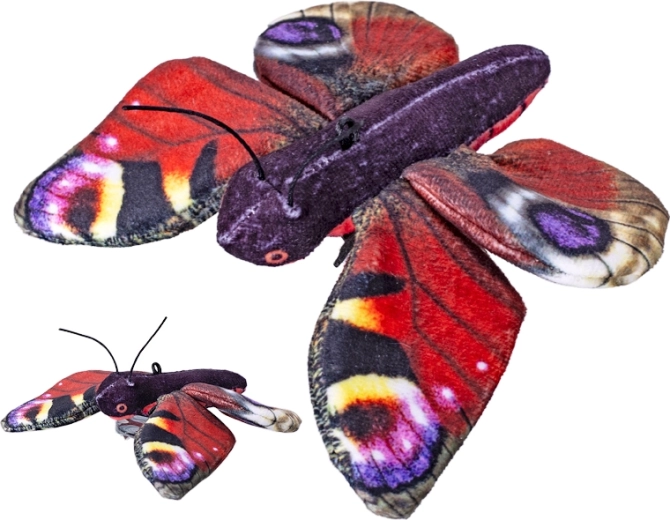 Plišasti metulj rdečilični admiral 14 cm