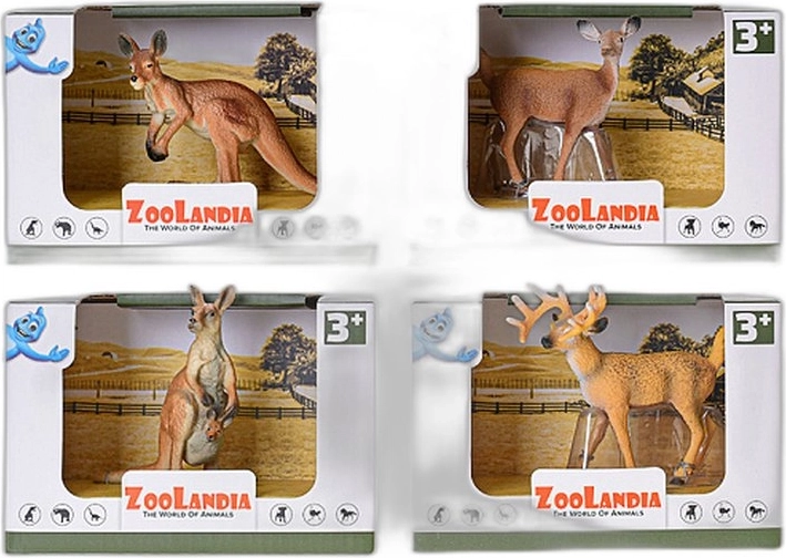 Zoolandia safari žival – figurica (4 vrste) - 1 kos