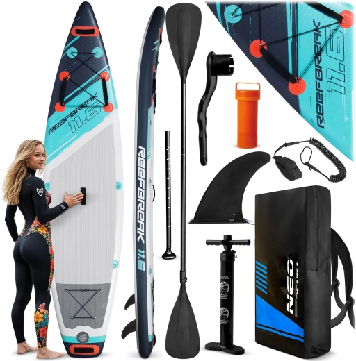 Napihljiva SUP deska Neo-Sport Reefbreak 11'6 350 cm z dodatki