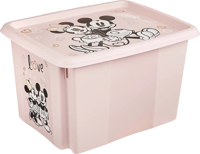 Keeeper plastična shranjevalna škatla s pokrovom 30 l Minnie