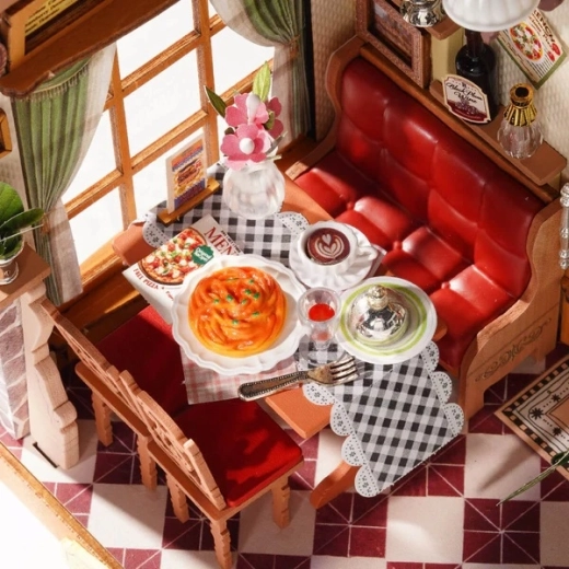 Podrobno mini bistro kot dekoracija