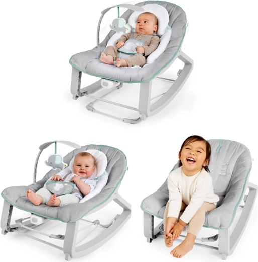 3-in-1: rocking, bouncing and stable mode