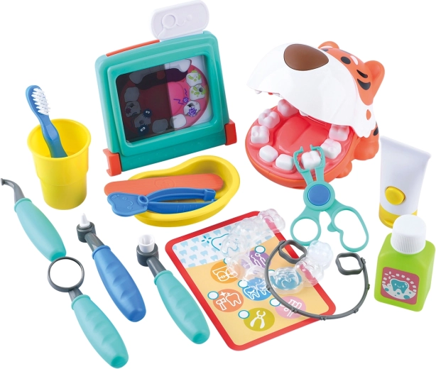 Playgo dentist set with tiger - 1 piece