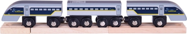 Hitri vlak Eurostar E320 s tračnicami