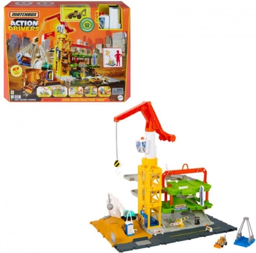 Matchbox Gradbišče s svetlobnimi in zvočnimi efekti