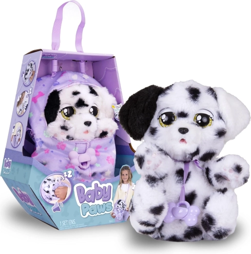 Baby Paws dalmatinec - plišast kuža - 1 kos