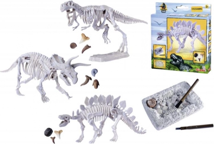 Komplet za izkopavanje in sestavljanje dinozavrskih okostij