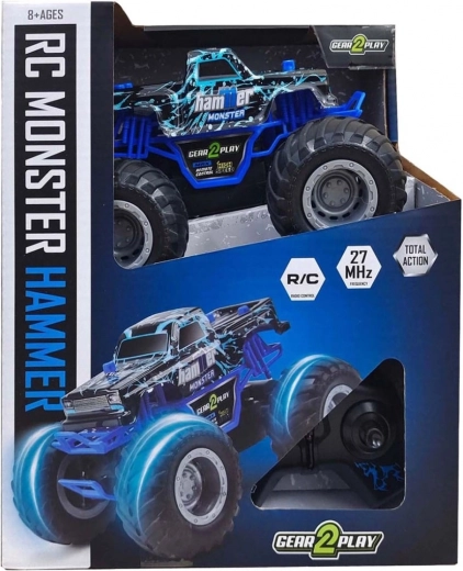 RC avto Monster Hammer Flames 1:24
