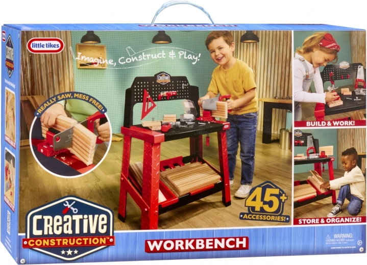 Otroška delovna miza Creative Construction z orodjem