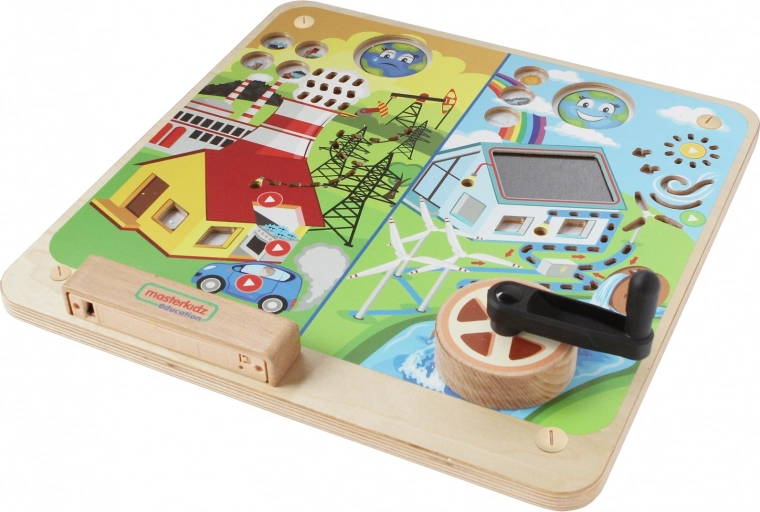 Izobraževalna tabla Obnovljiva in Neobnovljiva Energija Masterkidz Montessori