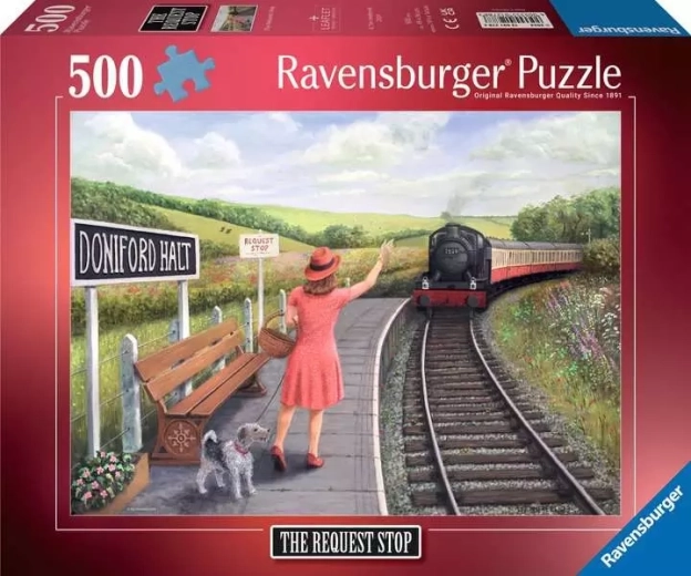 Ravensburger sestavljanka Postajališče na zahtevo 500 kosov