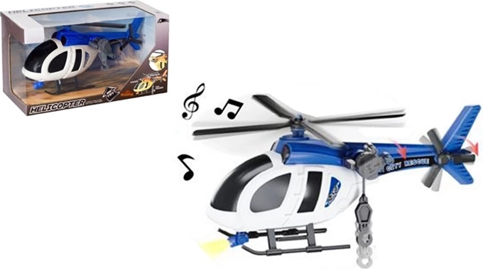 Policijski helikopter s svetlobo in zvokom