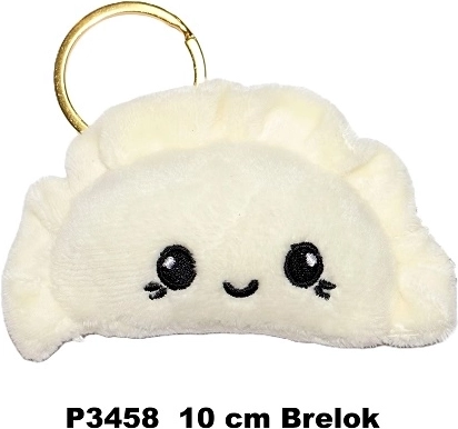 Obesek za ključe pieróg kremne barve 10 cm