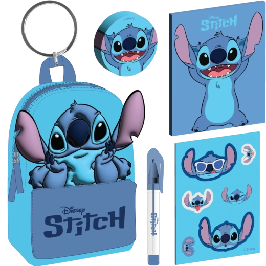Disney Lilo in Stitch obesek za ključe z mini nahrbtnikom Stitch