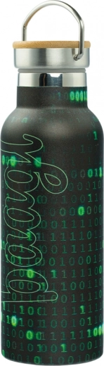 Termo steklenica z bambusovim pokrovom