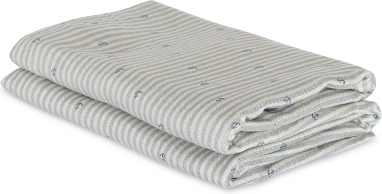 Nuuroo josefine muslinske bambusove plenice stripe anchor (2 kos)