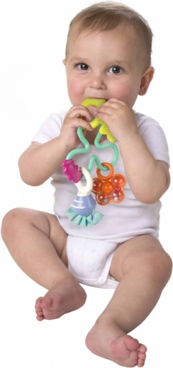 Teether with different textures for sensitive gums