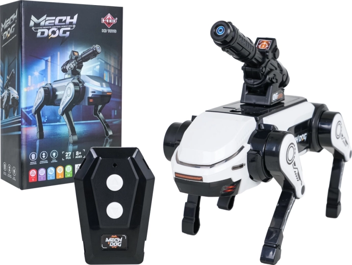 Daljinsko vodeni robotski pes MECH DOG z LED-osvetlitvijo