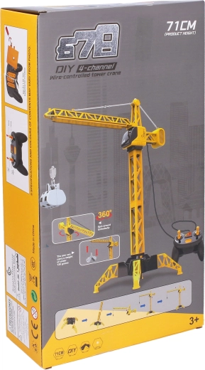 Tower crane with wired control 71 cm