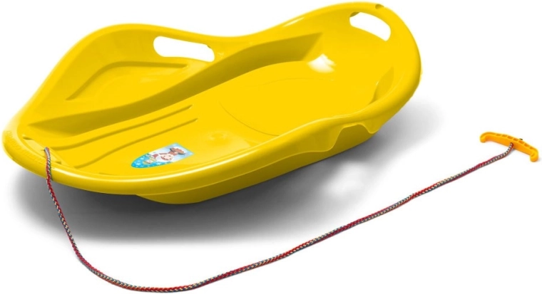 Otroški drsnik Školjka Baby Mix Premium Komfort 80 cm rumen