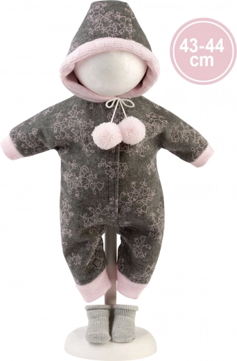 Oblačilo za lutko dojenček Llorens 43–44 cm