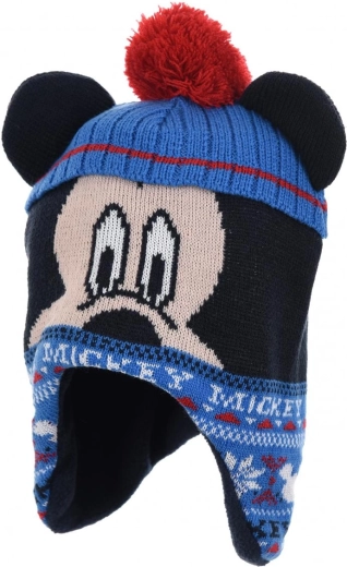 Otroška kapa Mickey Mouse s flisasto podlogo