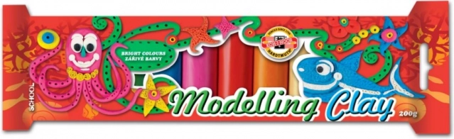 Plastelin 10 barv KOH-I-NOOR