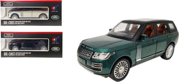 Kovinski model Land Rover 1:24 z lučmi in zvokom
