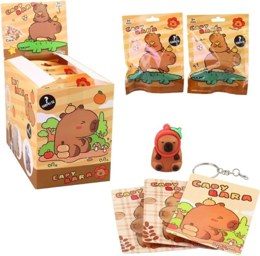 Obesek kapibara – prikupen obesek za ključe