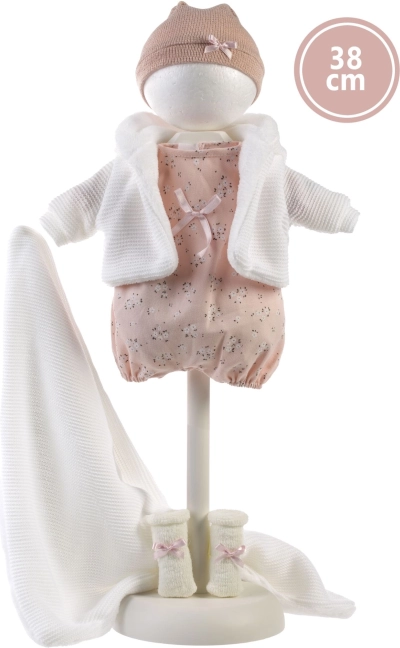 Obleka za punčko Llorens 38 cm iz organskih materialov