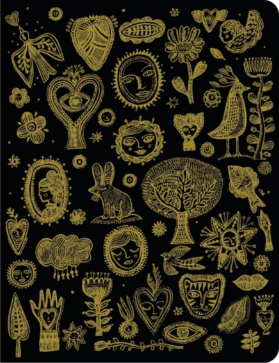 Dizajnerski zvezek zlata Aurelia DJECO