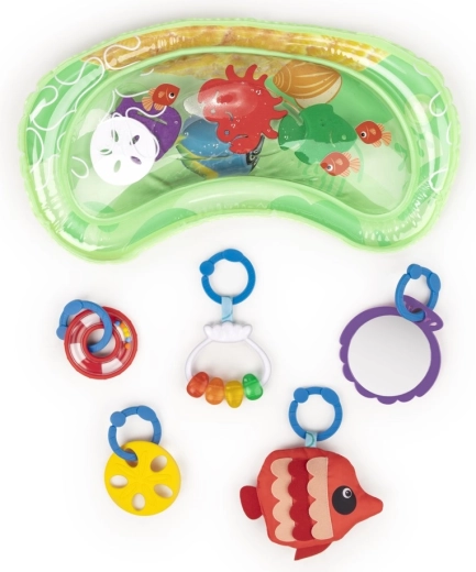 5 sensory toys on a C-link and for travel