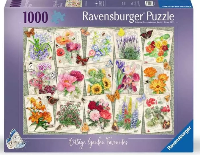 Ravensburger sestavljanka Zakladi podeželskega vrta 1000 kosov