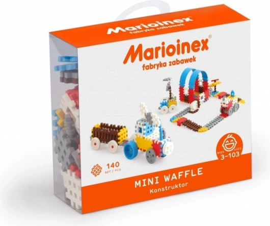 Mini Waffle Opekači gradnik 140 kos za dečke