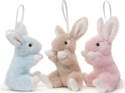 Eco-friendly plush bunny 15 cm (3 colors)
