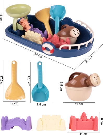 Mornarski set z dodatki za plažo