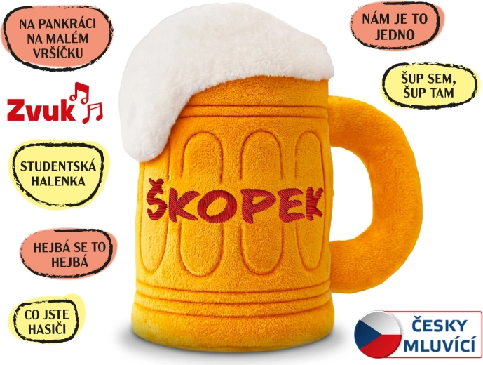 Plišasti Škopek 20 cm z melodijami