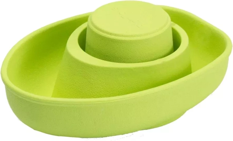 Gumijast čoln PlanToys zelen - 1 kos