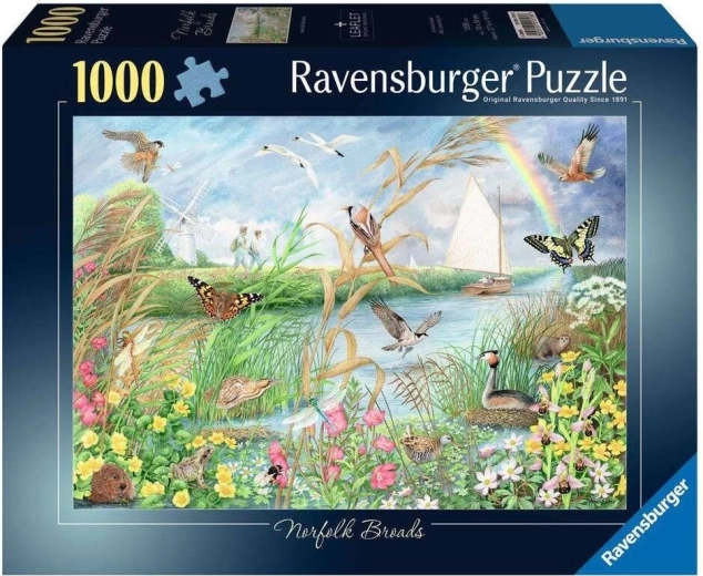 Ravensburger sestavljanka Norfolško jezero 1000 koščkov