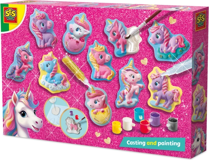 Komplet za ulivanje in slikanje – mladički samorogov